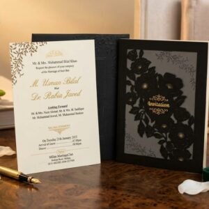 Traditional Floral Wedding Card Online Store